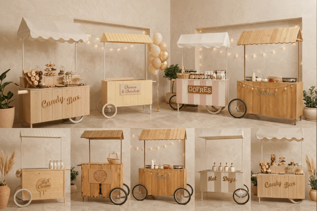 Alquiler de carrusell carritos y foodtrucks Ser Tu Evento